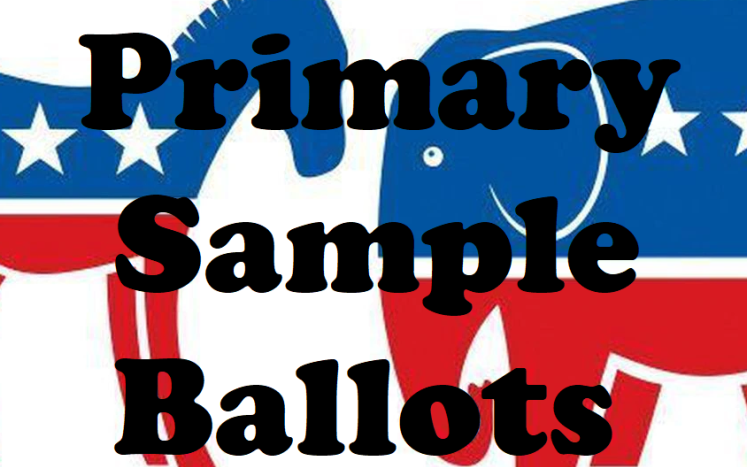 primary sample ballots
